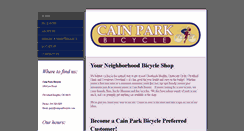 Desktop Screenshot of cainparkbicycle.com